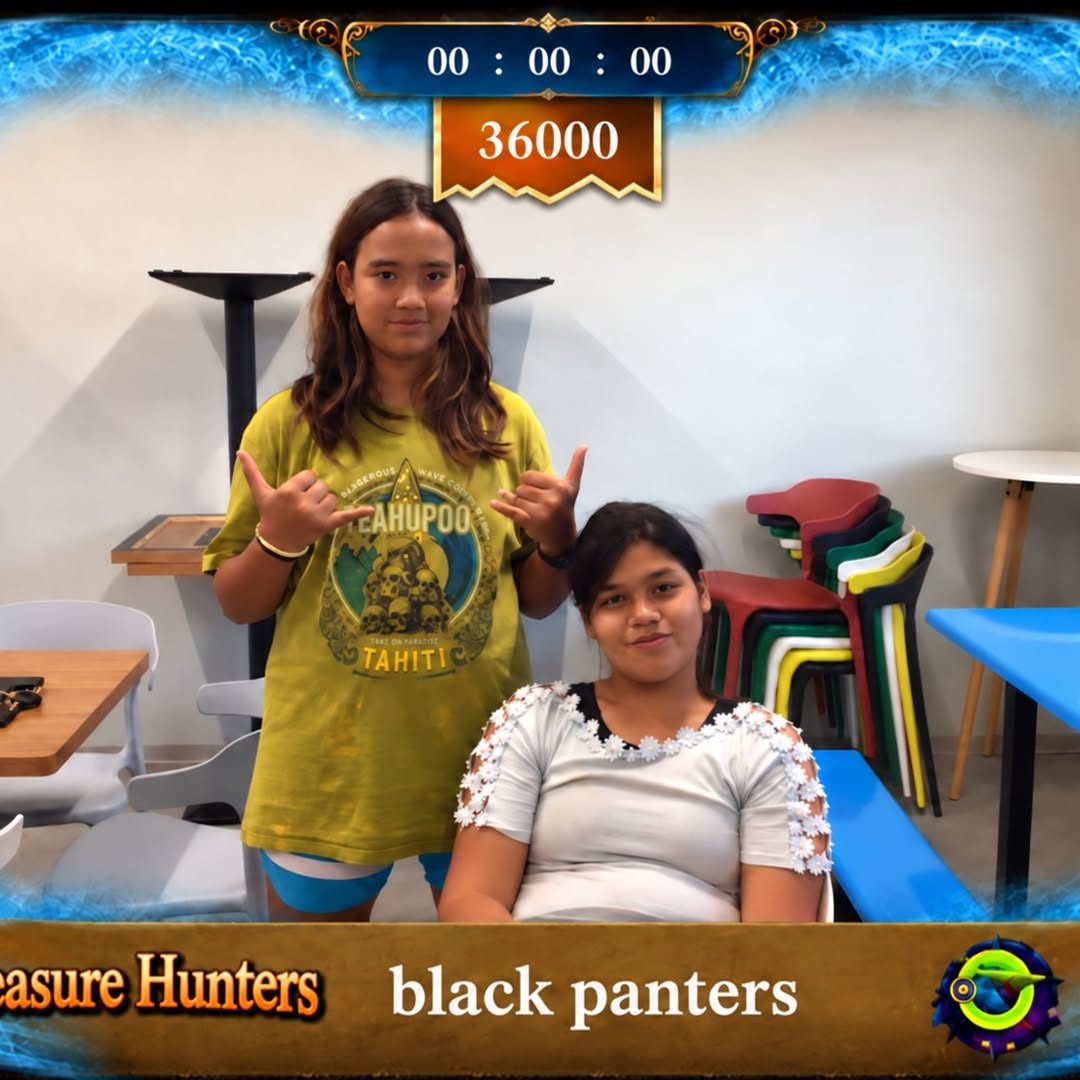 Équipe Black Panters après sa partie